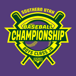Southern Utah Baseball Championship T-Shirt Design - 2576