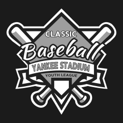 Baseball Classic Youth League T-Shirt Design - 2669