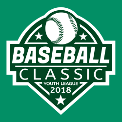 Baseball Classic Youth League T-Shirt Design - 2672