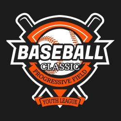 Baseball Classic Youth League T-Shirt Design - 2668