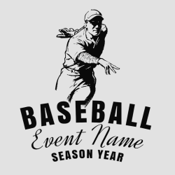 Baseball Event T-shirt Design T-Shirt Design - 4098
