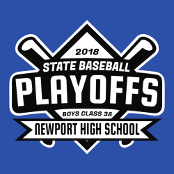 State Baseball Playoffs T-Shirt Design - 2445