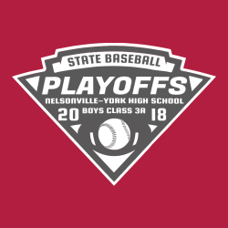 State Baseball Playoffs T-Shirt Design - 2454
