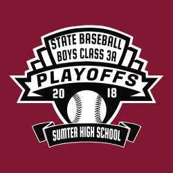 State Baseball Playoffs T-Shirt Design - 2457