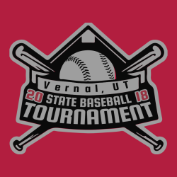 State Baseball Tournament Vernal, Ut T-Shirt Design - 2461