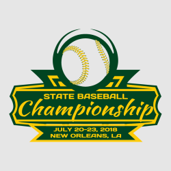 State Baseball Championship New Orleans, La T-Shirt Design - 2471
