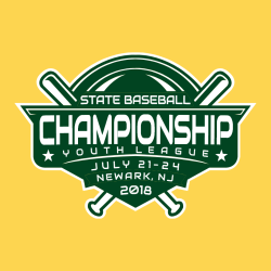 State Baseball Championship Newark, Nj T-Shirt Design - 2475