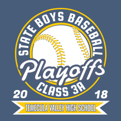 Baseball Playoffs T-Shirt Design - 2437