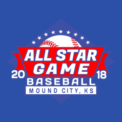 Baseball All Star Mound City, Ks T-Shirt Design - 2443