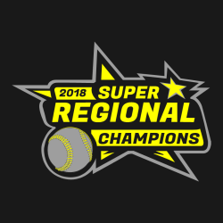 Super Regional Baseball Champions T-Shirt Design - 2597