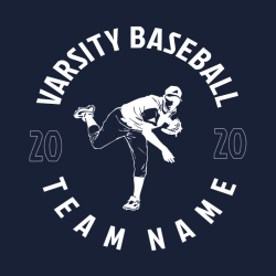 Varsity Baseball Varsity Baseball T-Shirt Design - 4103