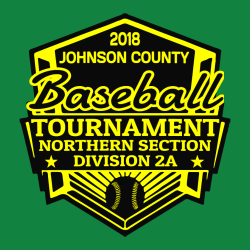 Johnson County Baseball Tournament T-Shirt Design - 2583