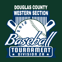 Douglas County Baseball Tournament T-Shirt Design - 2584