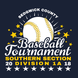 Sedgwick County Baseball Tournament T-Shirt Design - 2585