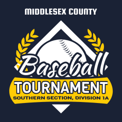 Middlesex County Baseball Tournament T-Shirt Design - 2587