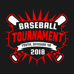 Baseball Tournament T-Shirt Design - 2481