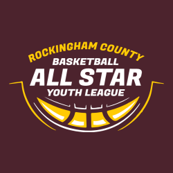 All Star Youth League Basketball Rockingham County - Basketball T-shirt Design T-Shirt Design - 2631