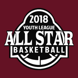 Basketball All Star Youth League - Basketball T-shirt Design T-Shirt Design - 2625