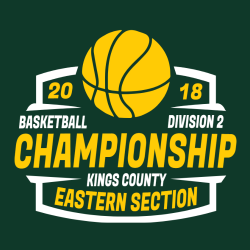 Basketball Championship Kings County - Basketball T-shirt Design T-Shirt Design - 2640