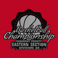 Basketball Championship Cabarrus County - Basketball T-shirt Design T-Shirt Design - 2645