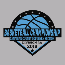 Basketball Championship Canadian County - Basketball T-shirt Design T-Shirt Design - 2649
