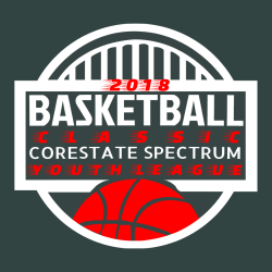 Basketball Corestate Spectrum Youth League Classic - Basketball T-shirt Design T-Shirt Design - 2681
