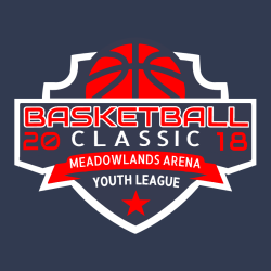 Basketball Classic Youth League - Basketball T-shirt Design T-Shirt Design - 2679