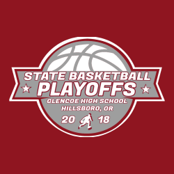 State Basketball Playoffs - Basketball T-shirt Design T-Shirt Design - 2348