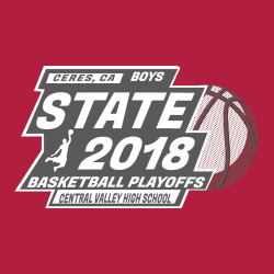 State Basketball Playoffs - Basketball T-shirt Design T-Shirt Design - 2326