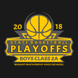 State Basketball Playoffs - Basketball T-shirt Design T-Shirt Design - 2357