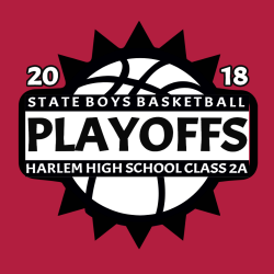 State Boys Basketball Playoffs - Basketball T-shirt Design T-Shirt Design - 2360