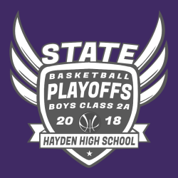 State Playoffs Basketball - Basketball T-shirt Design T-Shirt Design - 2364