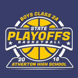 State Playoffs Basketball - Basketball T-shirt Design T-Shirt Design - 2368