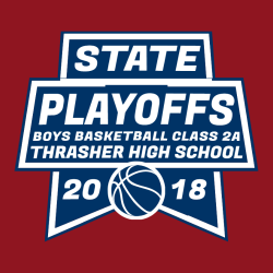 State Boys Basketball Playoffs - Basketball T-shirt Design T-Shirt Design - 2371