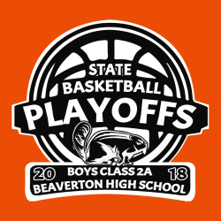 State Basketball Playoffs - Basketball T-shirt Design T-Shirt Design - 2377