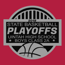 State Basketball Playoffs - Basketball T-shirt Design T-Shirt Design - 2385