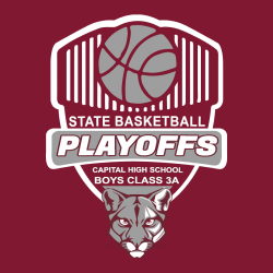 State Basketball Playoffs - Basketball T-shirt Design T-Shirt Design - 2389
