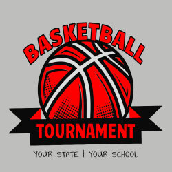 Basketball Tournament - Basketball T-shirt Design T-Shirt Design - 1354