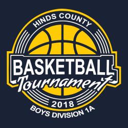 Basketball Tournament Hinds County - Basketball T-shirt Design T-Shirt Design - 2616
