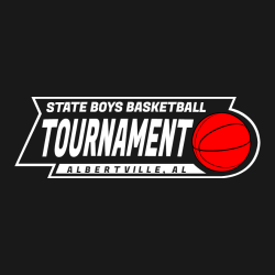 State Boys Basketball Tournament Albertville, Al - Basketball T-shirt Design T-Shirt Design - 2601