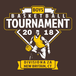Basketball Tournament - Basketball T-shirt Design T-Shirt Design - 2606