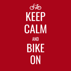 Keep Calm And Bike On - Biking T-shirt Design T-Shirt Design - 4116