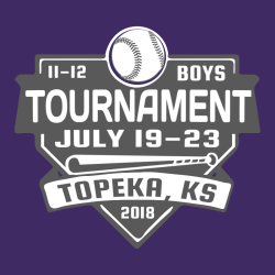 Baseball Tournament Topeka, Ks T-Shirt Design - 2444