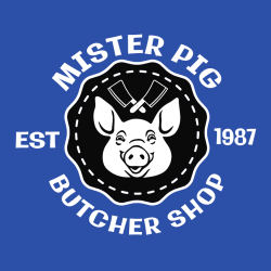 Mister Pig Butcher Shop  - Butcher T-shirt Design T-Shirt Design - 3298