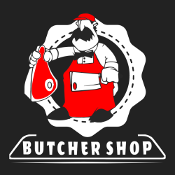 Butcher Shop - Butcher T-shirt Design T-Shirt Design - 3286
