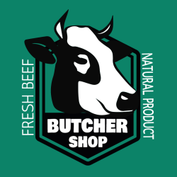 Butcher Shop Fresh Beef Natural Product - Butcher T-shirt Design T-Shirt Design - 3302