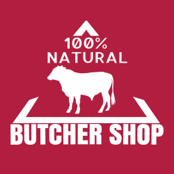 Natural Butcher Shop 100% - Butcher T-shirt Design T-Shirt Design - 3304