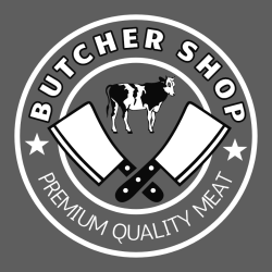 Butcher Shop Premium Quality Meat - Butcher T-shirt Design T-Shirt Design - 3290