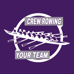 Crew Rowing - Crew Rowing T-shirt Design T-Shirt Design - 3270