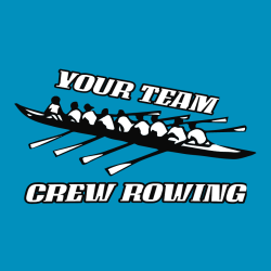 Crew Rowing Team - Crew Rowing T-shirt Design T-Shirt Design - 3268